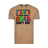 Vintage Coffee it takes a special teacher to hear what a child ca Vintage Tee - MaliasSmallBusiness