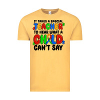 Vintage Mustard it takes a special teacher to hear what a child ca Vintage Tee - MaliasSmallBusiness