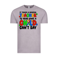 Vintage Zinc it takes a special teacher to hear what a child ca Vintage Tee - MaliasSmallBusiness
