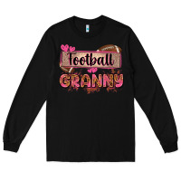 Black football granny with leopard Long Sleeve Tee - Zillion Design Studio