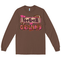 Chestnut football granny with leopard Long Sleeve Tee - Zillion Design Studio
