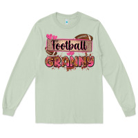 Matcha football granny with leopard Long Sleeve Tee - Zillion Design Studio
