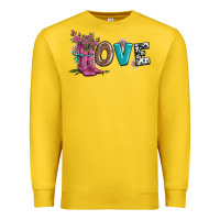 Lemon valentines day love and boots Premium Sweatshirt - AdoDesignShop