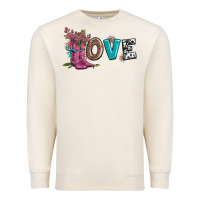 Sandshell valentines day love and boots Premium Sweatshirt - AdoDesignShop