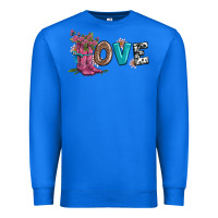 True Royal valentines day love and boots Premium Sweatshirt - AdoDesignShop