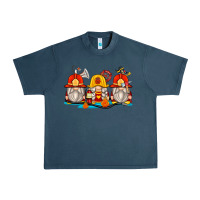 Midnight Navy firefighter gnomes Urban Heavy Tee - Zillion Design Studio