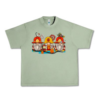 Oil Green firefighter gnomes Urban Heavy Tee - Zillion Design Studio