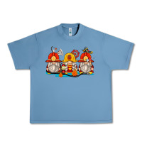 Pebble Blue firefighter gnomes Urban Heavy Tee - Zillion Design Studio