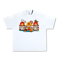 White firefighter gnomes Urban Heavy Tee - Zillion Design Studio