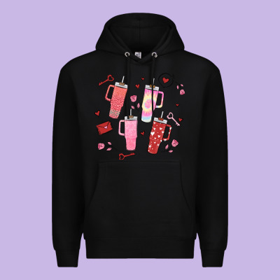 Cup Disorder Valentine's Day Premium Hoodie Designed By Maliassmallbusiness