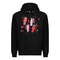 Black cup disorder valentine's day Premium Hoodie - MaliasSmallBusiness