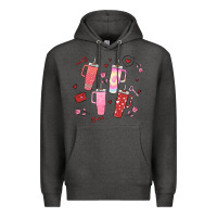 Charcoal Heather cup disorder valentine's day Premium Hoodie - MaliasSmallBusiness