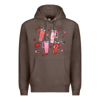 Coffee cup disorder valentine's day Premium Hoodie - MaliasSmallBusiness