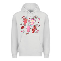 Dove Grey cup disorder valentine's day Premium Hoodie - MaliasSmallBusiness