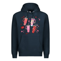 Navy cup disorder valentine's day Premium Hoodie - MaliasSmallBusiness