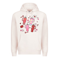 Pale Pink cup disorder valentine's day Premium Hoodie - MaliasSmallBusiness