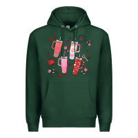 Sports Green cup disorder valentine's day Premium Hoodie - MaliasSmallBusiness
