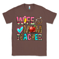 Chestnut wife mom teacher Classic Tee - Zillion Design Studio