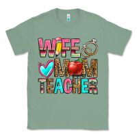 Sage wife mom teacher Classic Tee - Zillion Design Studio