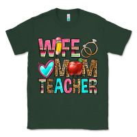 Sports Green wife mom teacher Classic Tee - Zillion Design Studio