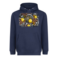 Navy lacrosse background Heavyweight Hoodie - JahusDesignShop