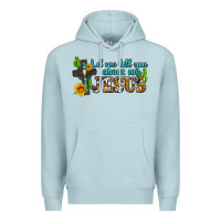 Blue Mist let me tell you about my jesus Premium Hoodie - AdoDesignShop