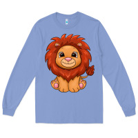 Colony Blue lion Long Sleeve Tee - texasbilliewilder