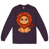 Plum lion Long Sleeve Tee - texasbilliewilder