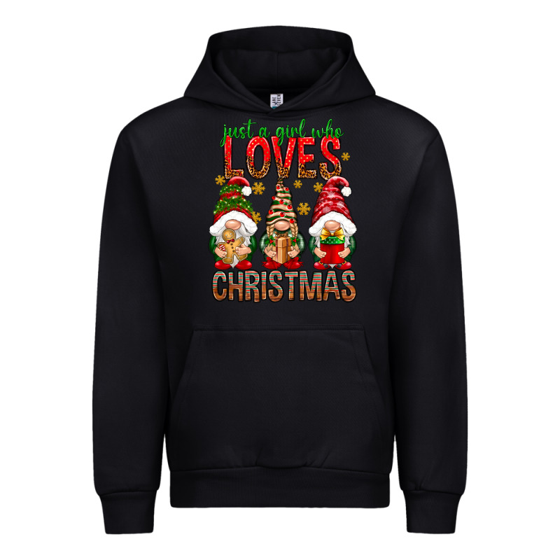 Just A Girl Who Loves Christmas Urban Hoodie by NancyCooperArtShop | Teevron