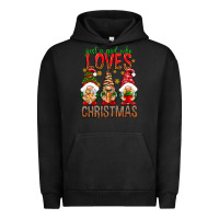 Pigment Black Just a girl who loves Christmas Urban Hoodie - NancyCooperArtShop