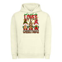 Pigment Pistachio Just a girl who loves Christmas Urban Hoodie - NancyCooperArtShop
