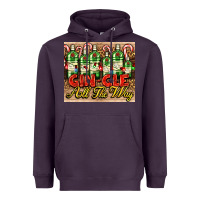 Plum GIN GLE Christmas gin bottles Heavyweight Hoodie - AdoDesignShop