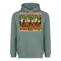 Sage GIN GLE Christmas gin bottles Heavyweight Hoodie - AdoDesignShop