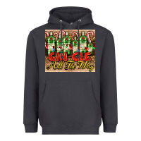 Smoke GIN GLE Christmas gin bottles Heavyweight Hoodie - AdoDesignShop