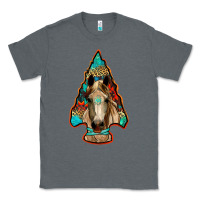 Charcoal Heather arrowhead horse Classic Tee - RanaPortraitStore