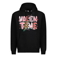 Black valentine Premium Hoodie - MaliasSmallBusiness