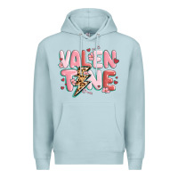 Blue Mist valentine Premium Hoodie - MaliasSmallBusiness