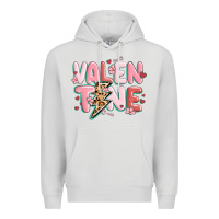 Dove Grey valentine Premium Hoodie - MaliasSmallBusiness