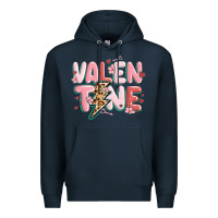 Navy valentine Premium Hoodie - MaliasSmallBusiness