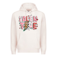Pale Pink valentine Premium Hoodie - MaliasSmallBusiness