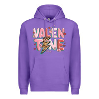 Purple valentine Premium Hoodie - MaliasSmallBusiness