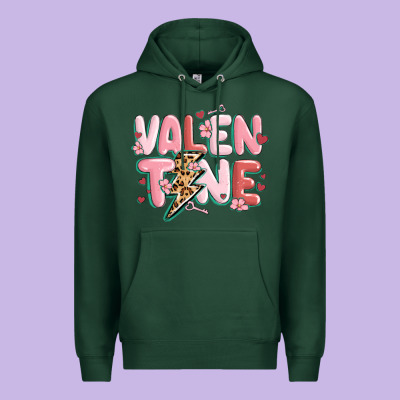 Valentine Premium Hoodie Designed By Maliassmallbusiness