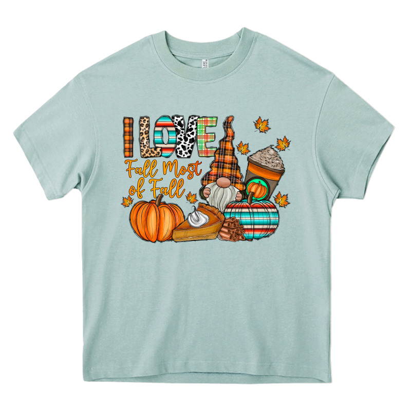 I Love Fall Most Of Fall Heavy Core Tee by CowhideDigitalArt | Teevron