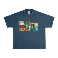 Midnight Navy german shepherd dog coffee cups Urban Heavy Tee - texasbilliewilder