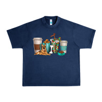Navy german shepherd dog coffee cups Urban Heavy Tee - texasbilliewilder