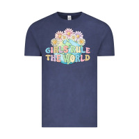 Vintage Denim girls run the world Vintage Tee - MaliasSmallBusiness
