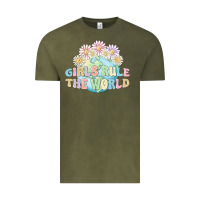 Vintage Olive girls run the world Vintage Tee - MaliasSmallBusiness