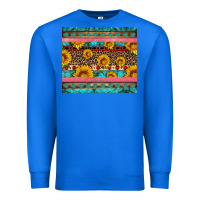 True Royal western sunflowers turquoise Premium Sweatshirt - Artiststas