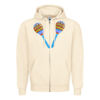 Sandshell blue maracas Zipper Hoodie - FaDigitalArtStudio