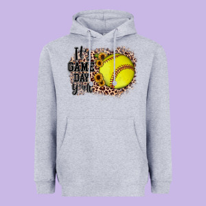 It's Game Day Y'all Heavyweight Hoodie Designed By Jahusdesignshop